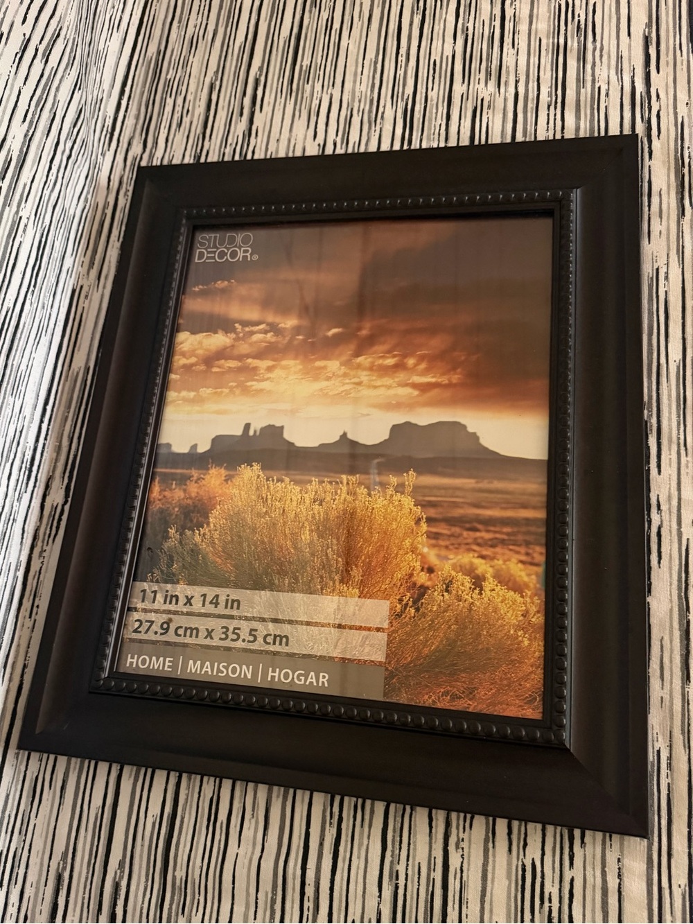 Studio Decor Black Beaded Edge Picture Frame